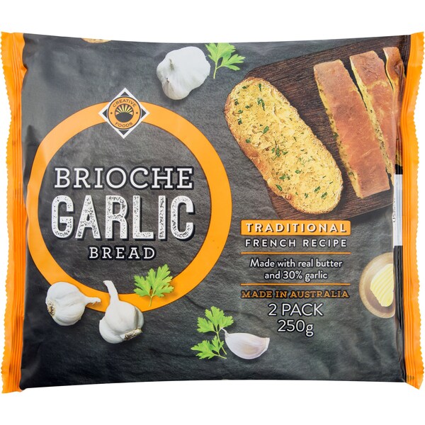 Creative Foods Brioche Garlic Bread 250g