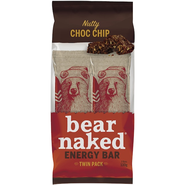 Bear Naked Nut Choc Chip Real Nut Energy Bar 2 Pack