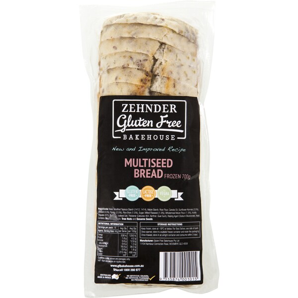 Zehnder Gluten Free Multiseed Bread 700g