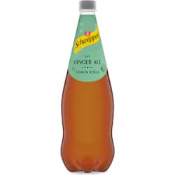 Schweppes Dry Ginger Ale Soft Drink Classic Mixers Bottle 1.1l