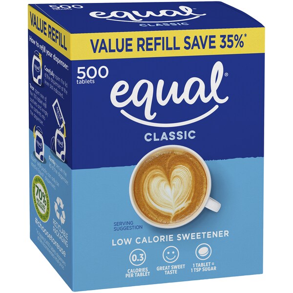 Equal Sweetener Tablets Refill 500 pack