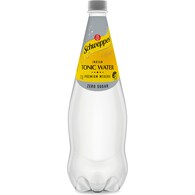 Schweppes Zero Sugar Mixer Indian Tonic Water Bottle