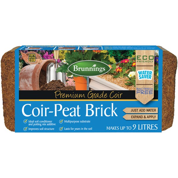 Brunnings Coir-Peat Brick 600g