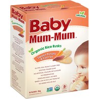 Baby Mum-Mum Organic Rice Rusk Sweet Potato & Carrot