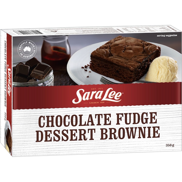 Sara Lee Chocolate Fudge Dessert Brownie 350g