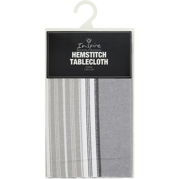 Inspire Hemstitch Tablecloth 150x200cm Each
