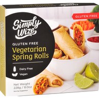 Simply Wize Gluten Free Vegetarian Spring Rolls