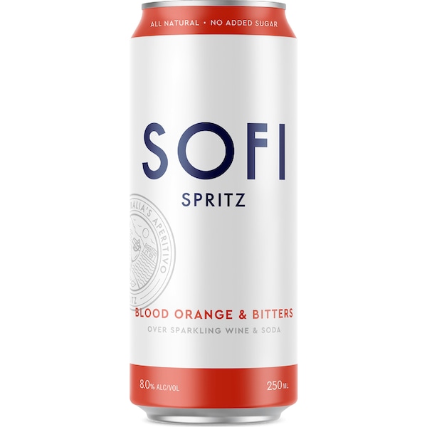 Sofi Blood Orange & Bitters Sparkling Wine & Soda Can 250ml