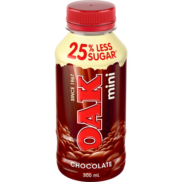 Oak Mini Chocolate Flavoured Milk 300mL