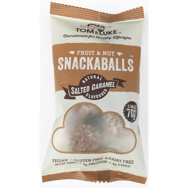 Tom & Luke Snackaballs Salted Caramel 70g