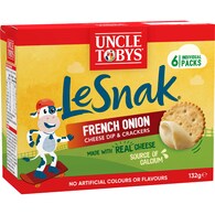 Uncle Tobys Le Snak French Onion