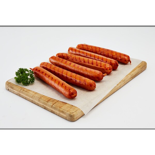 D'Orsogna Gourmet Cheddar & Chipotle Hot Dogs Min. 100g
