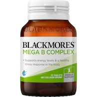 Blackmores Mega B Complex Energy Support Vitamin B12 Tablets