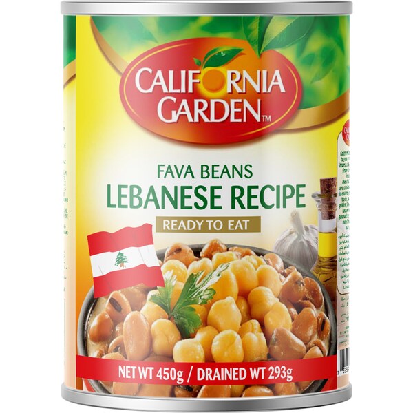 California Garden Fava Beans Lebanese 450g
