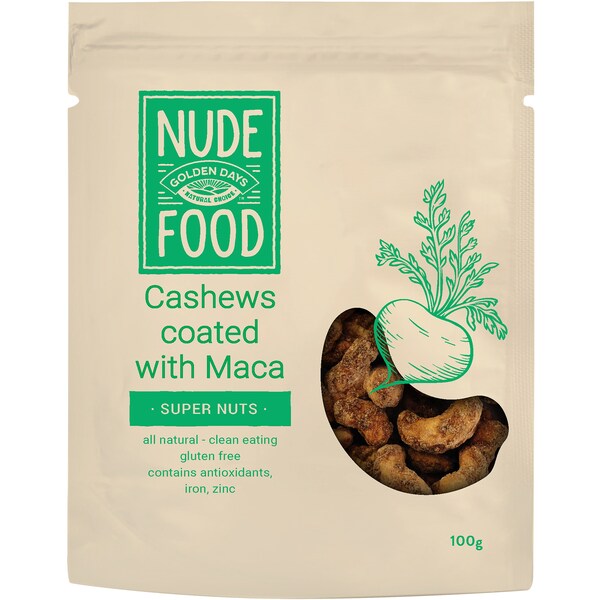 Golden Days Cashews Coated With Maca 100g