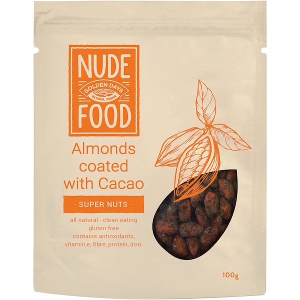 Golden Days Almonds Coated With Cacao 100g