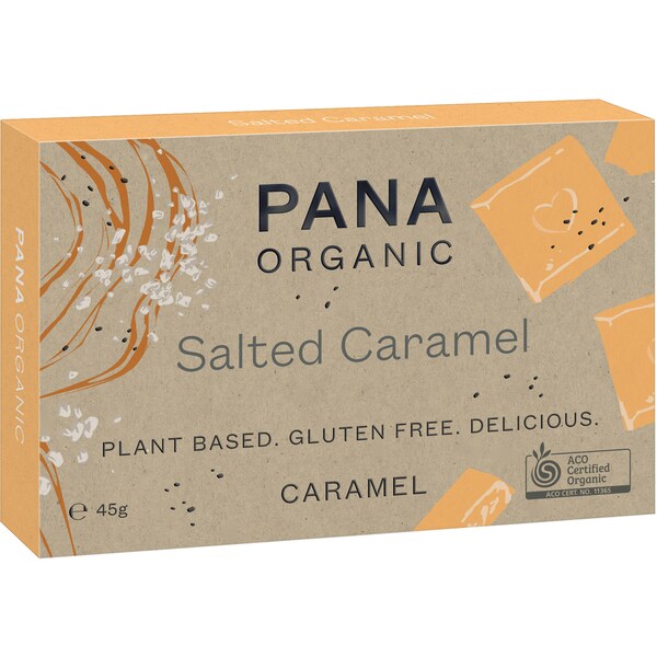 Pana Organic White Chocolate & Salted Caramel 45g