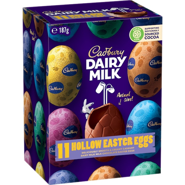 Cadbury Dairy Milk Chocolate Hunting Easter Eggs 187g
