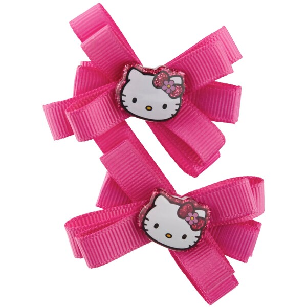 Hello Kitty Twin Hair Bow Set Each
