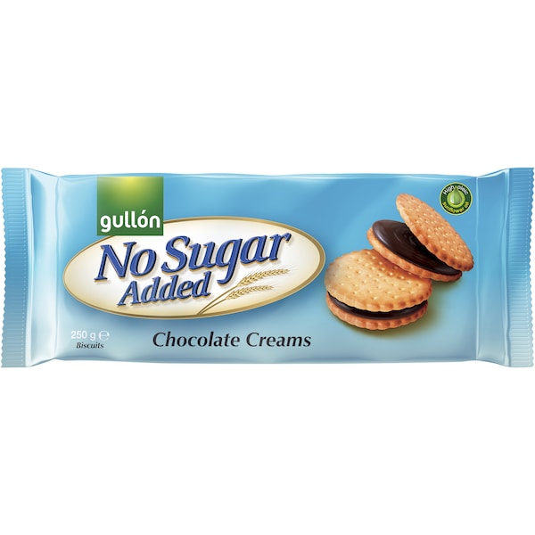 Gullon No Added Sugar Chocolate Cream Biscuit 250g