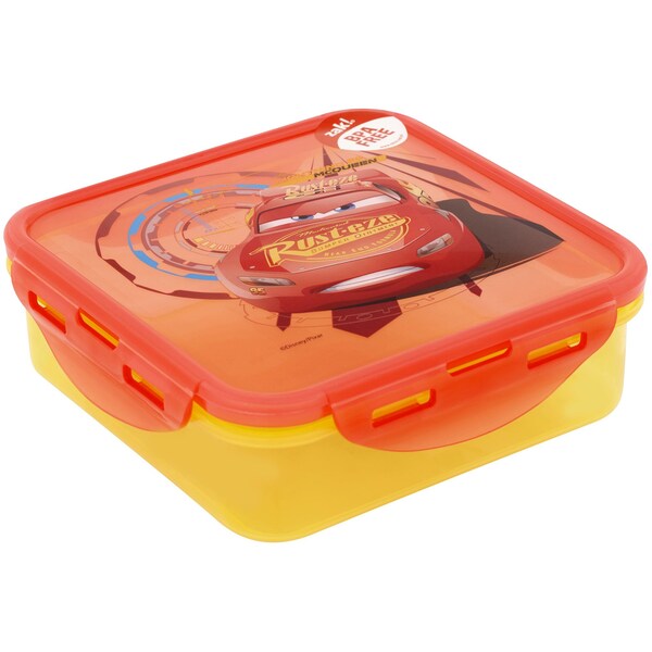 Disney Pixar Cars 3 Snap Sandwich Container 621ml Each