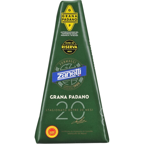 Zanetti Grana Padano Riserva Wedge 200g