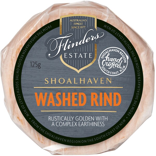 Flinders Estate Wash Rind 125g