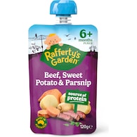 Rafferty's Garden Baby Food Pouch Beef Sweet Potato & Parsnip 6+ Months