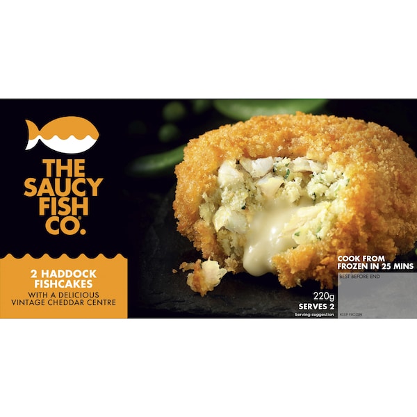 The Saucy Fish Co. Haddock Fish Cakes 220g