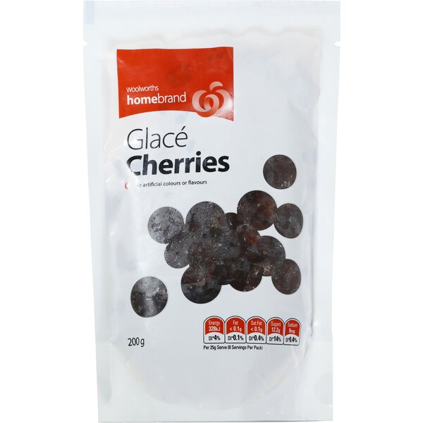 Homebrand Cherries Glace 200g