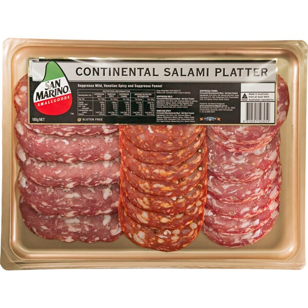San Marino Platter Continental 180g