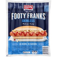 Don Famous Football Hot Dogs Skinless