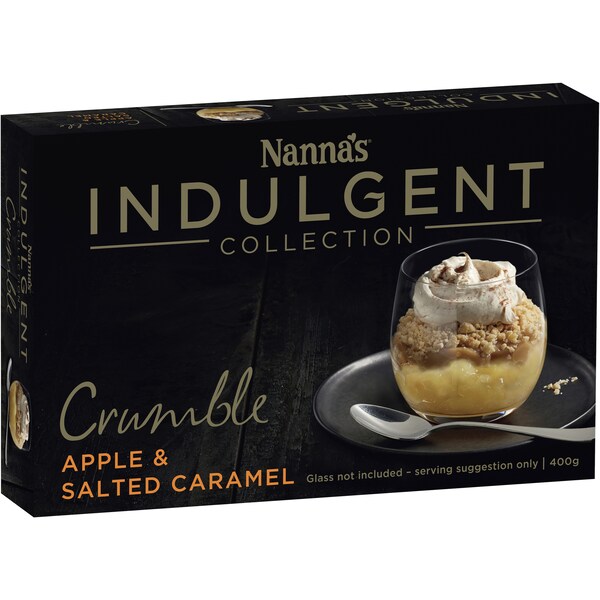 Nanna's Apple & Salted Caramel Crumble 400g