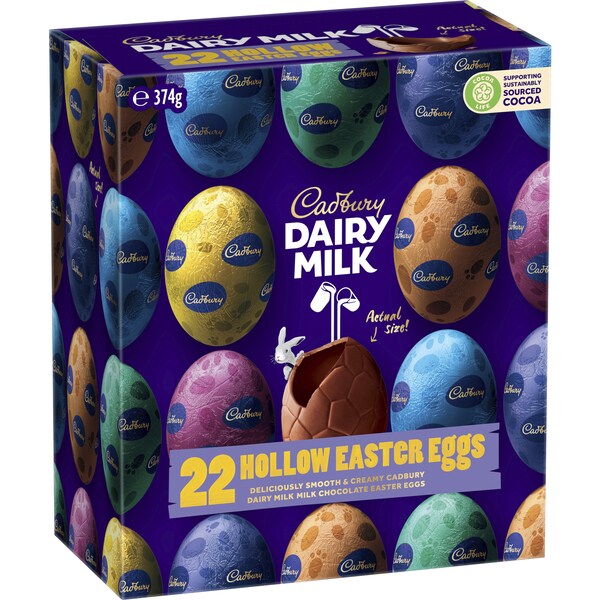 Cadbury Dairy Milk Chocolate Hunting Easter Eggs 374g