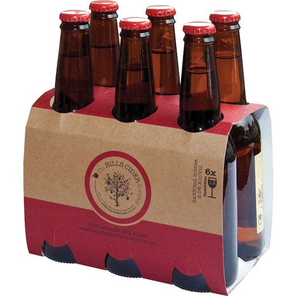 The Hills Cider Company Apple Cider Bottles 330mL x 6 pack
