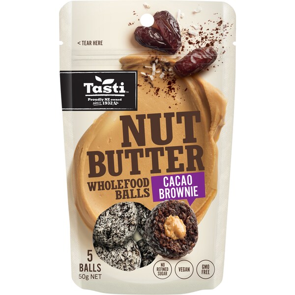 Tasti Nut Butter Balls Cacao Brownie 50g