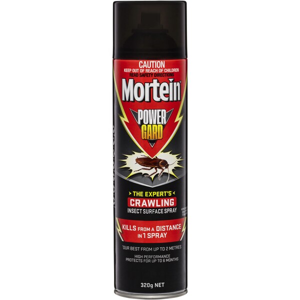 Mortein Powergard Crawling Insect Long Reach Surface Spray 320g
