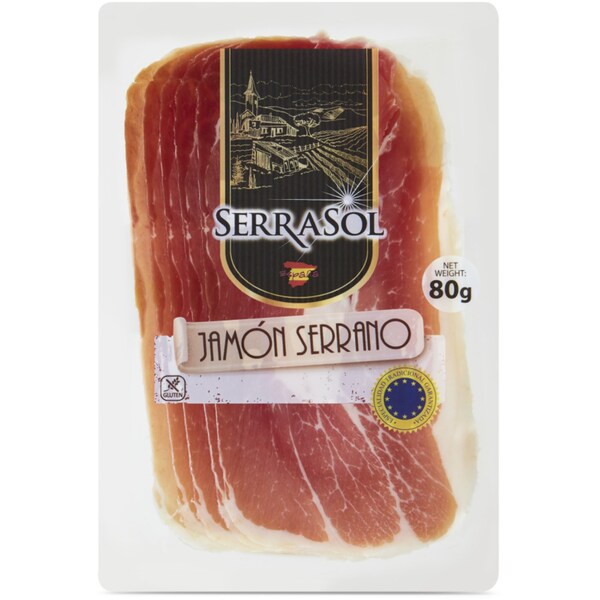Serrasol Jamón Serrano Sliced 80g