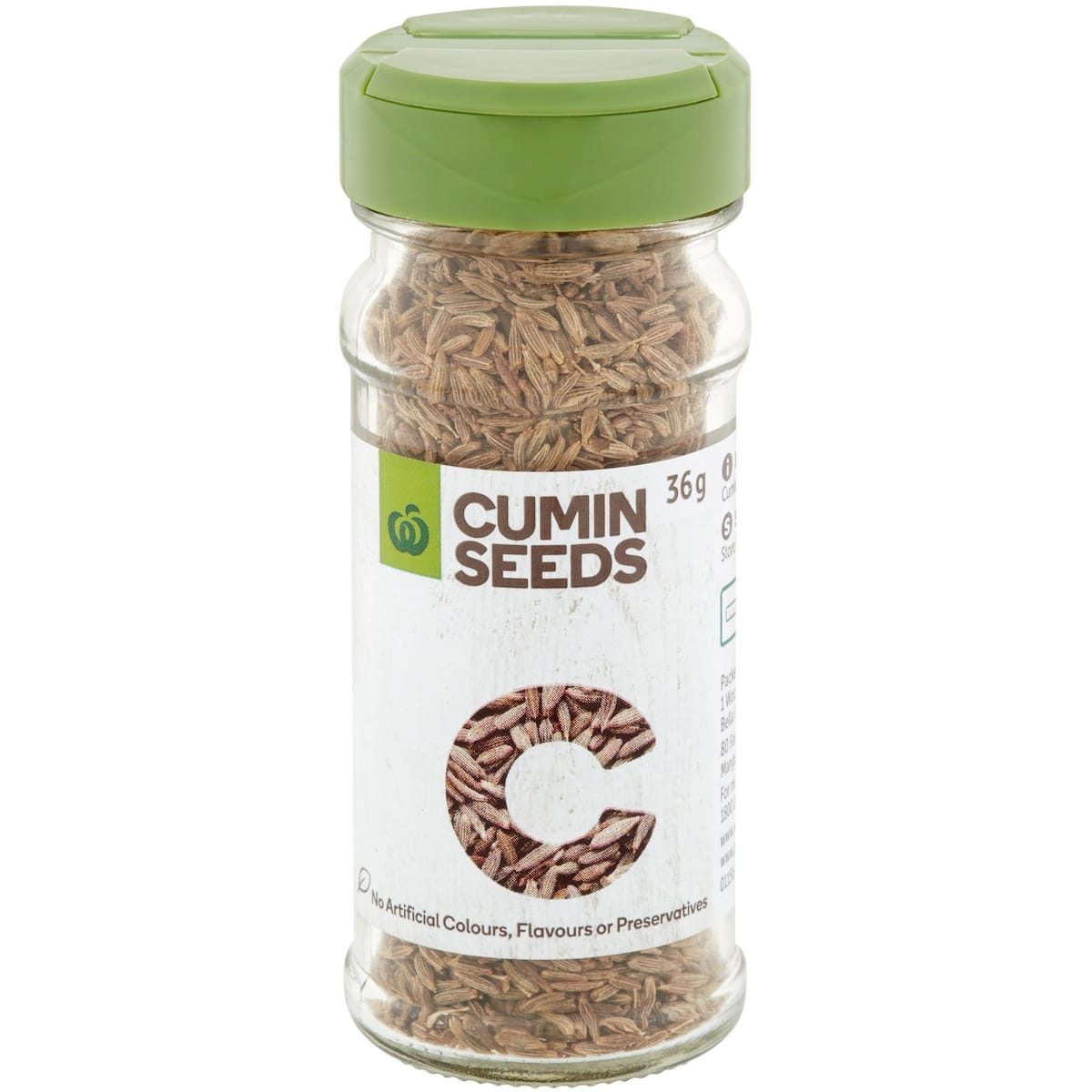 Woolworths Whole Cumin Seeds 36g bunch
