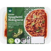 Woolworths Spaghetti Bolognese Chilled Meal