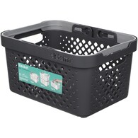 Sistema Home Grey Basket Storage Container