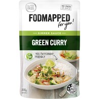 Fodmapped For You Simmer Sauce Green Curry