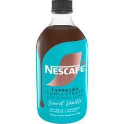 Nescafe Espresso Concentrate Sweet Vanilla Liquid Coffee 500mL