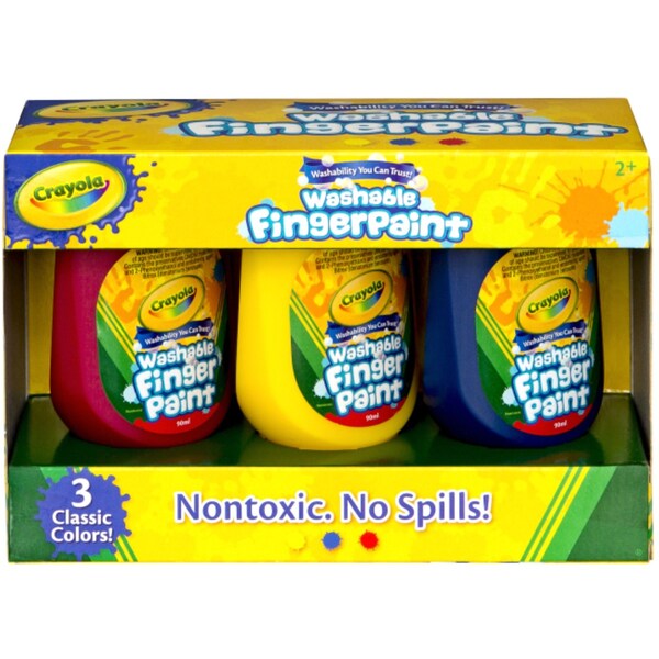 Crayola Washable Fingerpaints 3 pack