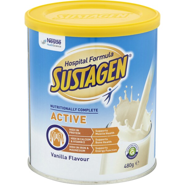Sustagen Hospital Formula Active Vanilla Flavour 480g