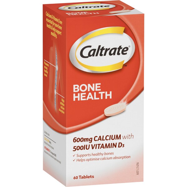 Caltrate Bone Health Tablets With Vitamin d 60 Pack