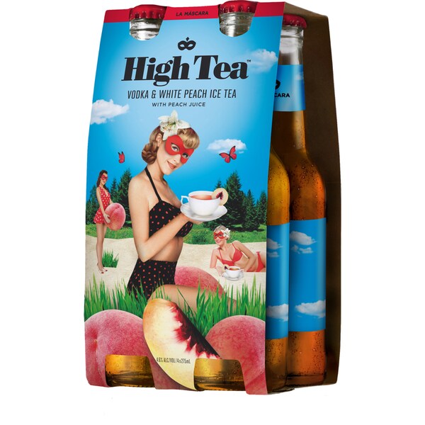 La Mascara High Tea White Peach 275mL x 4 pack