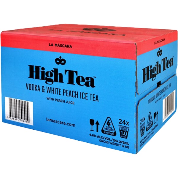 La Mascara High Tea White Peach 275mL x 24 case