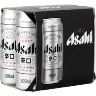 Asahi Super Dry Lager Cans