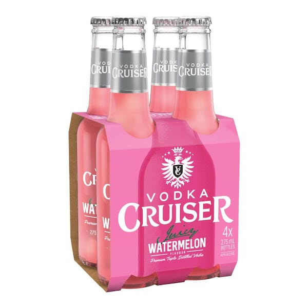Vodka Cruiser Juicy Watermelon 275mL x 4 pack